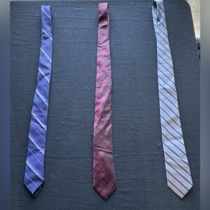 Calvin Klein Lot of 3 Men’s Ties
